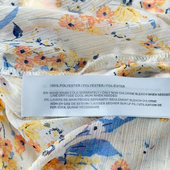 Band Of Gypsies Women Open Front Floral Kimono Cardigan SZ XS/S 100% Polyester - Picture 7 of 11